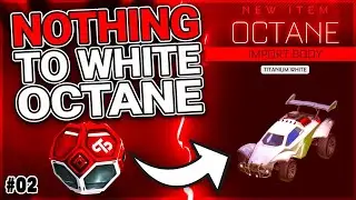 Trading From *NOTHING* to a WHITE OCTANE in Rocket League! Episode 2 | I lost so much profit