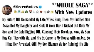 My Future DIL Demanded My Late Wife's Ring. Then, My Entitled Son Assaulted My Daughter and Stole...