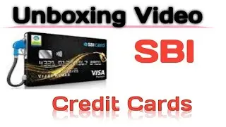 Unboxing Videos  Sbi Credit card 😍।Uses of credit Cards | #wowtech #creditcard #unboxing #sbi