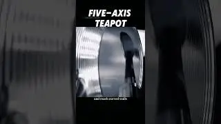 Чайник, изготовленный на пятиосевом станке с ЧПУ? 🤔