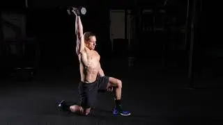 Half Kneeling DB Press
