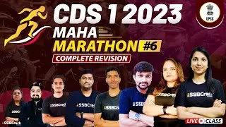CDS 1 2023 | Maha Marathon | Complete Revision | Most Expected Questions | Fully Solved | Part 6