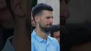 Del potro emotional moment when he said Goodbye to Professional Tennis #novakdjokovic