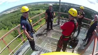 High Angle Rescue Training by FireWise - Barrie, Ontario, Canada