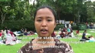 International Migrants Alliance for Meeting w/ Co-Facil. UN Summit for Refugees & Migrants 28 July