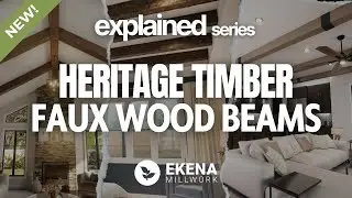 Почему стоит выбрать искусственные деревянные балки Heritage Timber от Ekena Millwork?