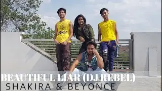 Beautiful liar dj rebel | shakira & beyonce | Zumba choreography | princehans&crew | Fitness dance