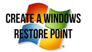 How to Create and Restore to a System Restore Point (Windows 7)