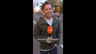 Sydney marathon is well underway, and our JT is right there bringing us all the latest🏃