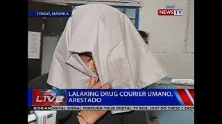 Lalaking drug courier umano, arestado