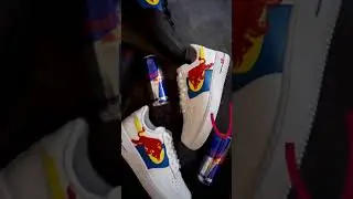 Red Bull custom shoes👟🟣 #NextShort