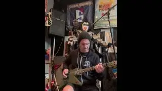 Van Halen Charlie Benante Anthrax Guitar Cover #evh #guitar #anthrax #vanhalen #drum #metal #shorts