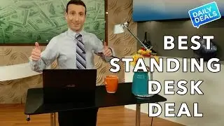 $179 Adjustable Standing Computer Desk Review - The Deal Guy