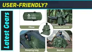 OneTigris Camping Blanket Poncho: Your Ultimate Outdoor Companion!