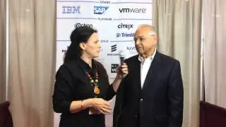 TiEcon 2014 Suren D ExPresident of TiEGlobal Interviews at the Media Lounge with Lara B