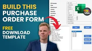 Build This Excel Purchase Order System with VBA (FREE Template Included!)