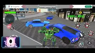 bus robot car transform war &ndash;police robot games