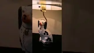 DIY Staffordshire Dog Figurine Lamps #diy #lamp #upcycle #thriftflip