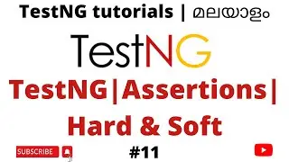 TestNG Assertions - Hard & Soft | Testing Framework for Java | TestNG Tutorials for Beginners | #11