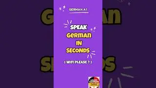 📣Speak Basic German in 5 Minutes| A1 for Beginners