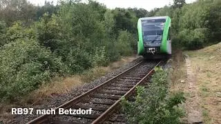 Westerwaldbahn verl&auml;sst den Bahnhof Alsdorf (Westerw)
