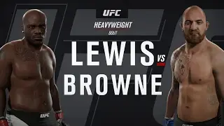UFC Fight Night 105: Lewis vs. Browne (full fight)
