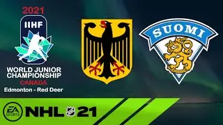 NHL 21 | IIHF World Juniors | Germany - Finland | Simulated Highlights