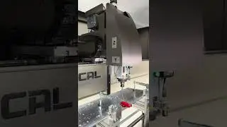 SPECIALE BEWERKINGEN op de MECAL KOSMOS BEWERKINGSMACHINE voor ALUMINIUM, PVC en STAAL profielen