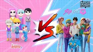 My Talking Angela 2 Cosplay Makeover K-Pop Demon Hunters 🔥 SAJA BOYS Inspired