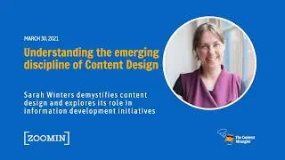 Understanding the Emerging Discipline of Content Design (ft. Sarah Winters)
