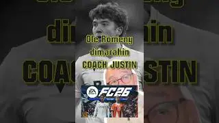 OLE ROMENY dimarahin COACH JUSTIN #shorts #shortvideo #short #fc26  #football