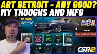CSR2 ART5 Detroit | Автомобиль для мероприятий и призов &mdash; хороший?