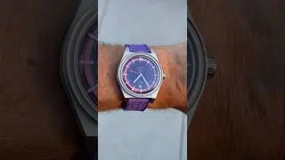 NOMBRO HYBRID SYNTHWAVE 41mm. #microbrandwatches #violet #watchcollection