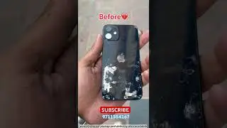 iPhone 12 Back Glass Change ✅Before And After | Mobile Repairing In Laxmi Nagar #iphone12backglass
