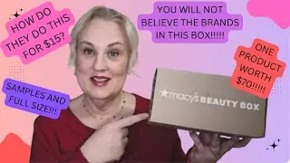 $70 sample?!?! Macy's December Beauty Box Review: Luxury products for $15!