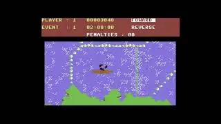 CANOE RACE SIMULATOR - COMMODORE 64 - LINGUAGGIO MACCHINA N.15 - CASSETTE DA EDICOLA - LATO A