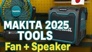Makita 2025 Tools in Japan! Wireless Fan & MR200 Bluetooth Speaker Review 🇯🇵
