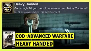 CALL OF DUTY: ADVANCED WARFARE - HEAVY HANDED ACHIEVEMENT - VETERAN DIFFICULTY - 4K 60FPS