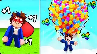 Blowing Up Giant Balloons And Falling At MAX Height!
