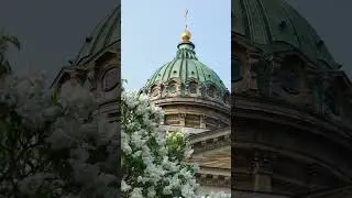White🍦Lilac & Awesome Dome of Cathedral Nature 4K #explore #travel #landscape #nature #colors #art