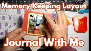 Memory Keeping Layout #journalwithme #memorykeeping