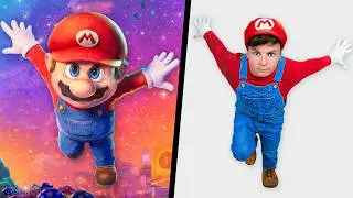 I Tried Stunts From The Super Mario Galaxy Movie IN REAL LIFE!