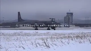 Il-38 conduct anti-submarine patrol training