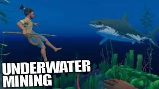 UNDERWATER MINING + WET & DRY BRICK | Raft | Let's Play Gameplay | S02E03