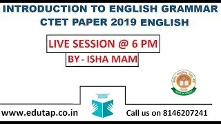 Introduction to English Grammar | CTET | HTET | PSTET | UPTET
