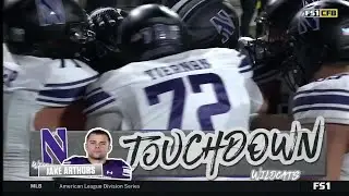 Jake Arthurs First TD in Three Years vs. Maryland | Northwestern Football | 10/11/2024