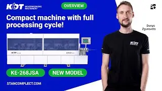 Overview of the edgebanding machine KE-268JSA! A compact full-cycle machine from KDT