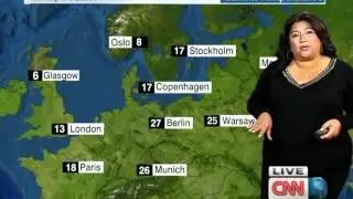 Prince Charles does weather + real weather from CNN