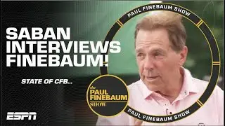 Nick Saban TURNS THE TABLES and interviews Paul Finebaum | The Paul Finebaum Show
