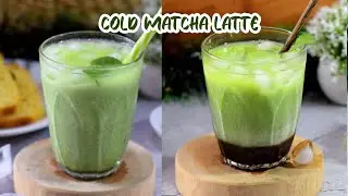 Cold Matcha Latte | Ala Rumahan